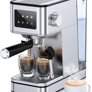 Compact Espresso Machine with Milk Frother
