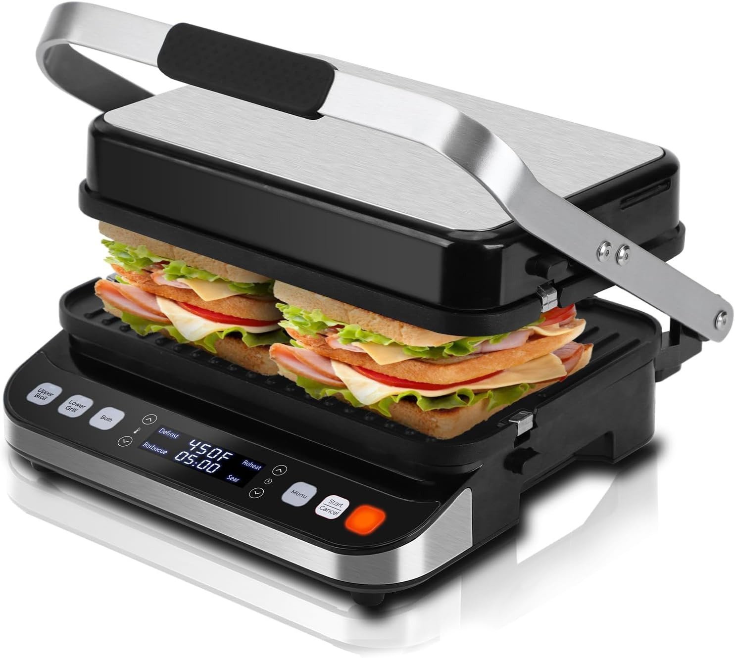 10-in-1 Panini Press Sandwich Maker